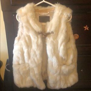 Girls fur Zara vest